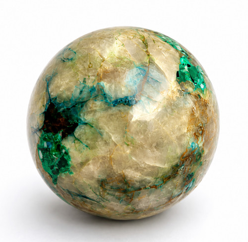 Sfera dioptasi malachite - sfera,