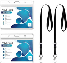 1/2 Set Porta Badge Da Collo