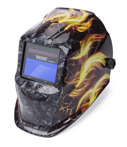 Casco per saldatura accensione
