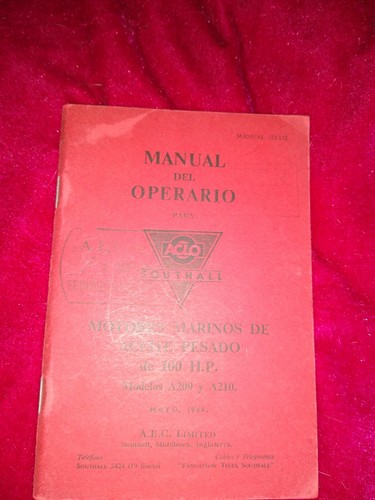 Aec 1949 motore - olio, pesante