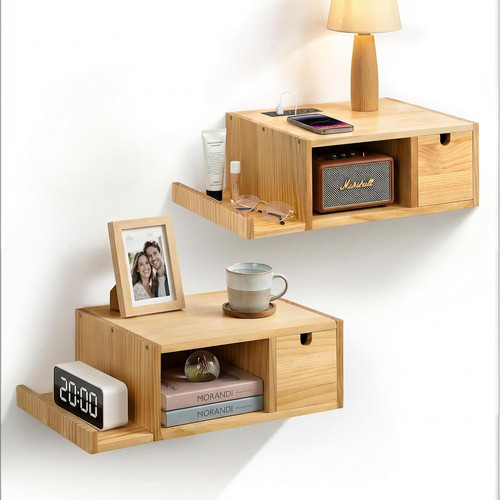 Set floating nightstands - 2,