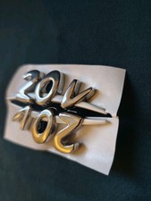 FIAT COUPE 2.0 20V TURBO  SCRITTA SIGLA STEMMA LOGO BADGE EMBLEM Original Grigio