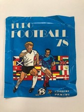 BUSTINA FIGURINE EURO FOOTBALL 78 PANINI SIGILLATA PIENA COME DA FOTO