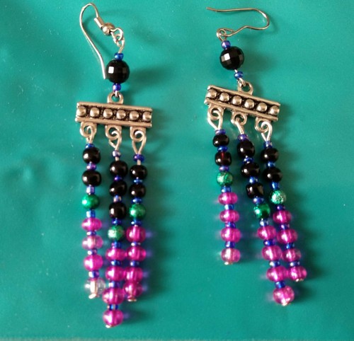 Orecchini black silver - silver,