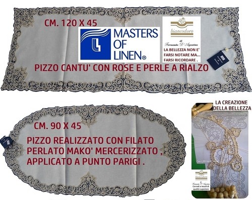 Lino pizzo tombolo cantu - lino, e