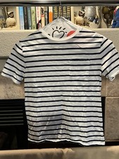 T-shirt Gap bambino taglia XL bianca a righe manica corta - usata in ottime condizioni