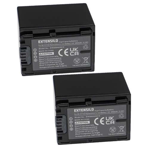 Batería para sony - 2x,