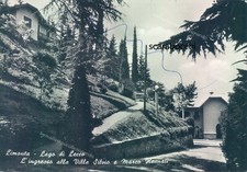i155   cartolina provincia di lecco - limonta l'ingresso di villa silvio
