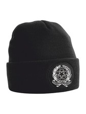Cappellino patc in maglia nero