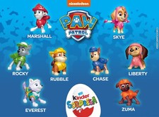 PAW PATROL PERSONAGGI A SCELTA (VQ331 - VD362) KINDER SORPRESA ITALIA 2024/2025