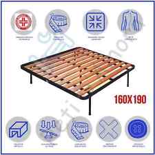 RETE A DOGHE VERTICALI 160X190cm MATRIMONIALE RESISTENTISSIMA  5PIEDI ORTOPEDICA