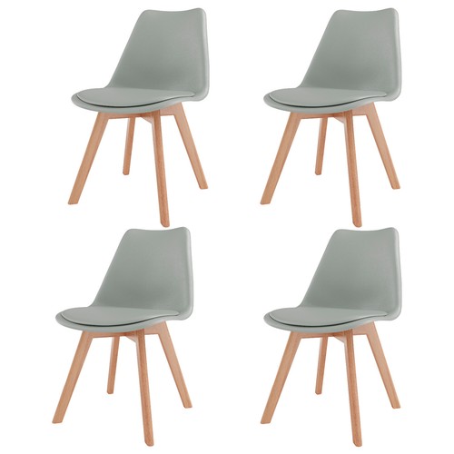 Set sedie imbottite da - di, 4