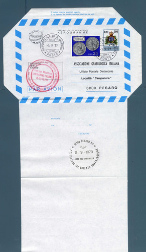 San marino 1979 - san, aerogramma