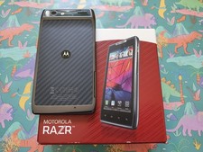 Motorola RAZR XT910 raro smartphone da collezione (sbloccato) SCATOLA