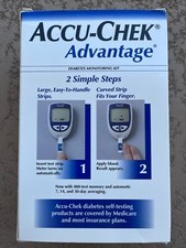 Kit monitoraggio diabete compatto ACCU-CHEK nuovo con scatola