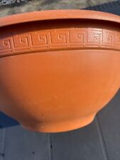 Set  10 vasi per fiori in plastica,decorate, diametro 43Cm, buone condizioni 