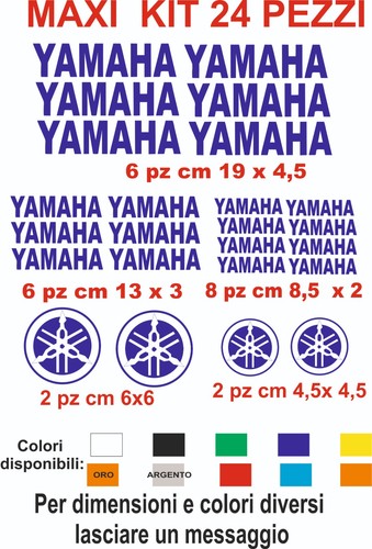 Adesivi yamaha prespaziati - yamaha,