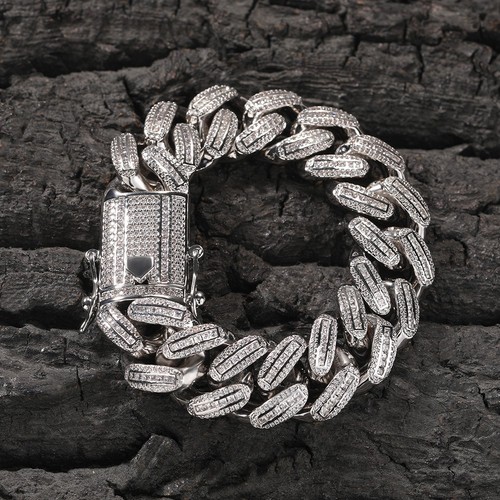 Bracciale cubano 5aaa - cubano, 5aaa+