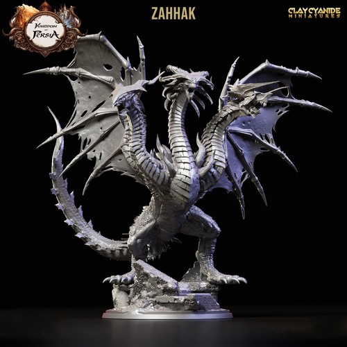 Miniatura drago tre teste - di,