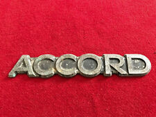 HONDA ACCORD LOGO SIGLA EMBLEMA FREGIO STEMMA SCRITTA TARGHETTA BADGE TARGA NOME