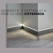 Zoccoletto battiscopa filomuro