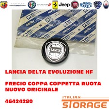 LANCIA DELTA EVOLUZIONE HF FREGIO COPPA COPPETTA RUOTA NUOVO ORIGINALE 46424280