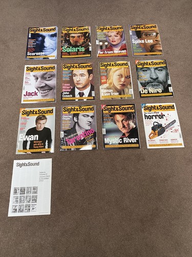Sight and sound magazines 2003 - sight,