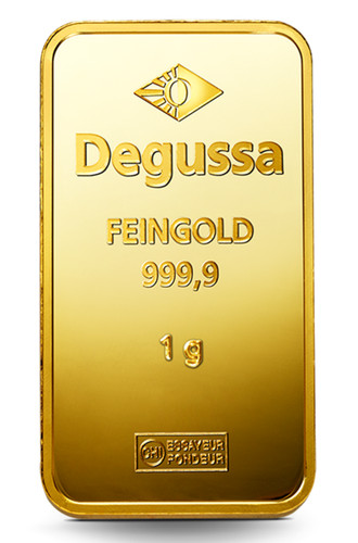 Lingotto oro degussa 1 - lingotto,