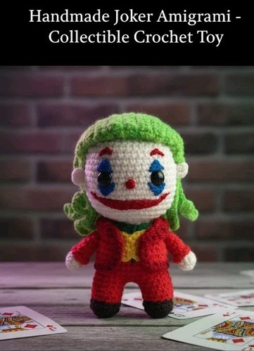 Joker pupazzetto amigurumi - pupazzetto,
