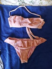 COSTUME DA BAGNO DONNA. MARCA CALZEDONIA TAGLIA 2. ROSA CINIGLIA. USATO POCO