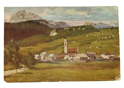 Vecchia cartolina postale - cartolina,
