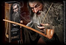 THE HOBBIT LOTR PIPE OF GANDALF REPLICA PUNTELLO FUNZIONALE UFFICIALE 9" NUOVO