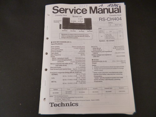 Manuale servizio originale - di,