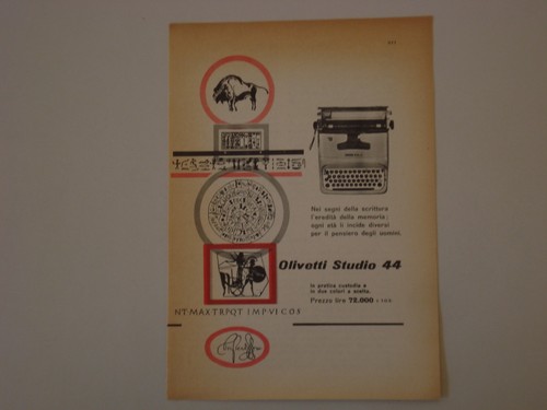 Advertising pubblicità 1958 - advertising,