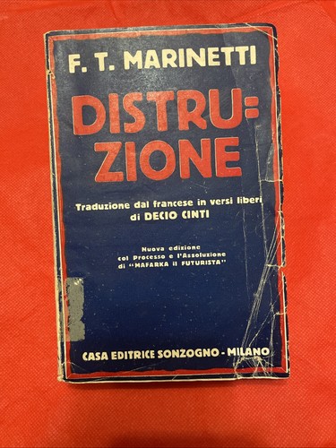 Marinetti distruzione - f.t.,