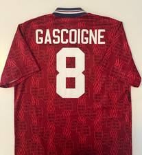 Gascoigne - Inghilterra 1993 - maglia calcio camiseta shirt - XL
