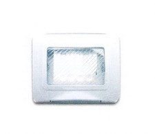 Placca stagna Ave autoportante con membrana 3M posti IP55 RAL9010 bianco 44SP03B