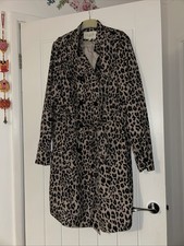 Trench donna stampa leopardata