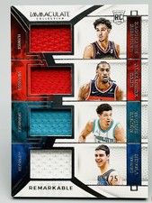 Zaccarie Risacher/Sarr/Salaun/Topic 2024-25 Immacolata Quad Patch 09/25 RC