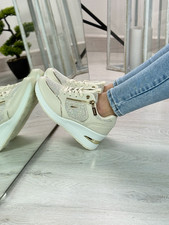 Camila sneakers beige - beige, con