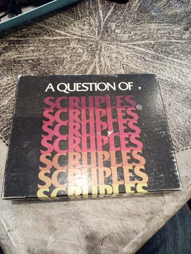 Una questione scrupoli - una, di