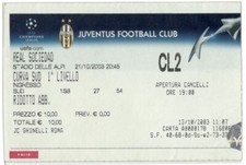 Biglietto Juventus Real