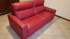 Divano posti vera pelle - 3,