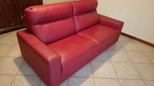 Divano posti vera pelle - divano, 3