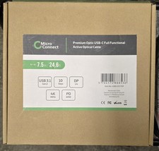 Microconnect USB3.2CC7OP cavo USB USB 3.2 Gen 2 [3.1 Gen 2] 7,5 m USB C Nero