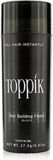 Toppik Hair NERO Fibre di Cheratina capelli diradati. DARK, BLACK, Size 27,5 G