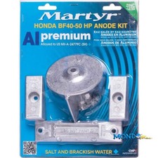 KIT ANODI PER MOTORE FUORIBORDO HONDA 40/50cv IN ALLUMINIO MARTYR