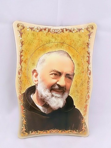 Quadretto padre pio 15x22 - padre, cm