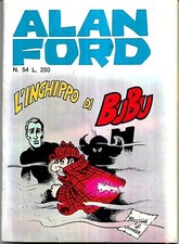Alan Ford prima serie originale Corno n° 54 Inghippo Bubu: pari nuovo/mai letto
