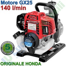 Motopompa a Scoppio 4 Tempi HONDA Alta Prevalenza 36m 0,72kW Autoadescante WX10T